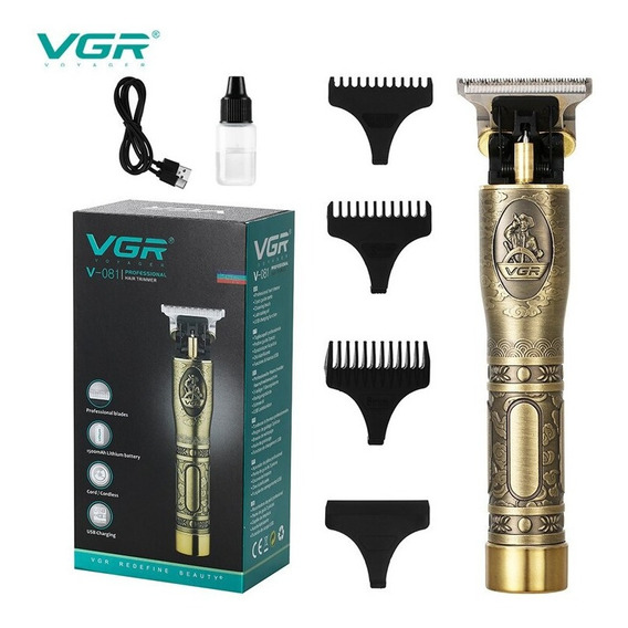 Máquina Patillera Peluquera Barbera Recargable Vgr V-081