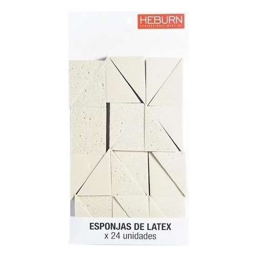 Heburn Kit X24 Esponjas De Latex P Maquillaje Rostro Cod 428