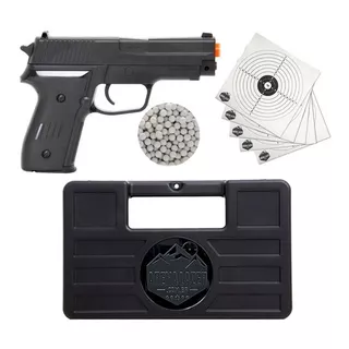 Pistola Sig Sauer P226 Airsoft + Esferas 6mm + Case + Alvos