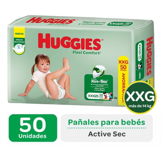 Huggies Flexi Comfort Xxg X 50