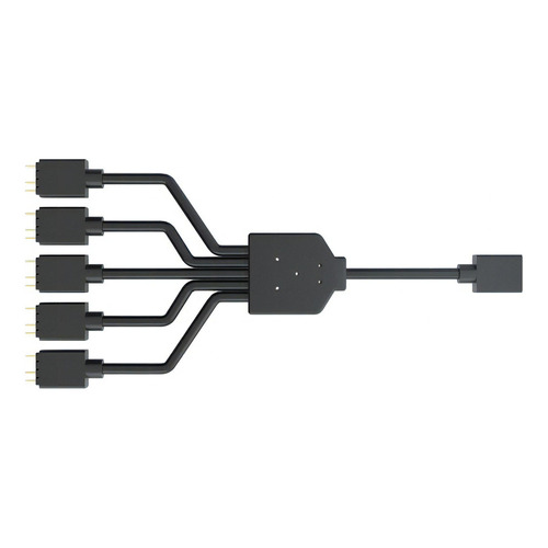 Cable Conector Splitter Argb 1 A 5 Cooler Master 3 Pines 5v