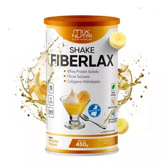 Whey Protein Shake Fiber Lax 0% Lactose Colágeno Emagrecedor