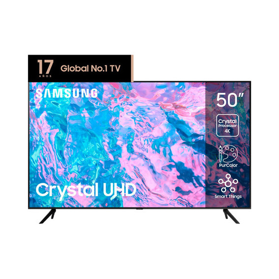 Smart Tv Samsung 50 Pulgadas Un50cu7000gczb Crystal Uhd 4k