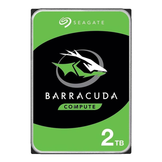 Disco duro interno Seagate Barracuda ST2000DM008 2TB plata