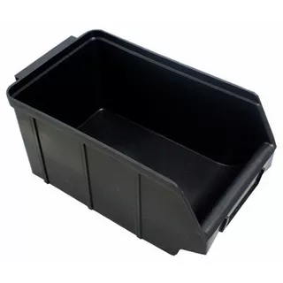 Kit 180 Caixas Bin Organizadora Plástica Gaveteiro Preto N°3