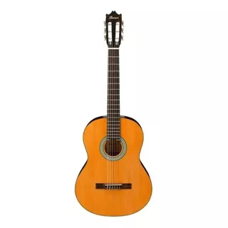 Guitarra Clásica Ibanez Classical Ga3 Para Diestros Amber High Gloss Brillante