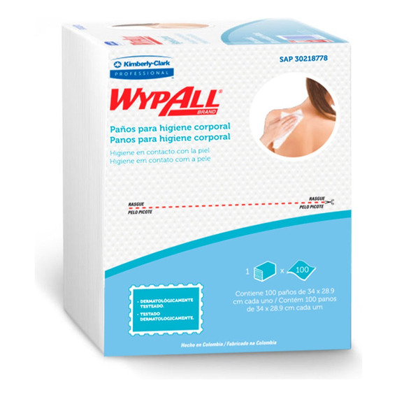 Wypall Higiene Corporal X 100 - Kg a $24175