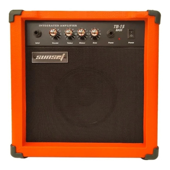 Amplificador De Bajo Eléctrico 15w Sunset Serie 15wt