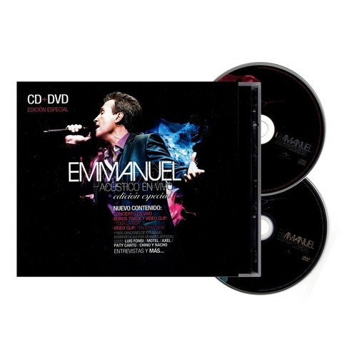Emmanuel - Acustico En Vivo / Edicion Especial - Cd + Dvd
