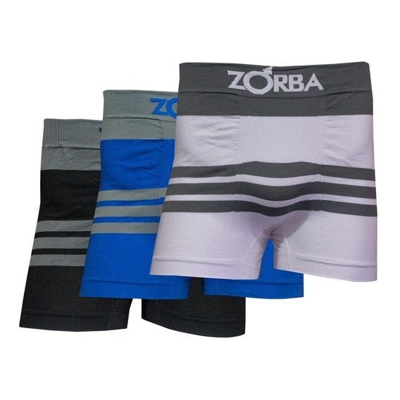 Pack X 3 Boxer De Hombre Zorba Art. 140