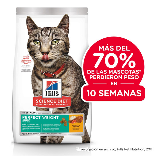 Comida Para Gato Hill's Science Diet Perfect Weight 6.8kg