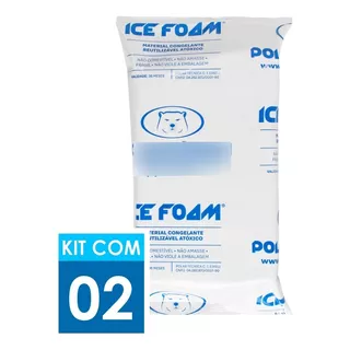 Gelo Artificial Espuma Ice Foam 400g | 02 Unidades (att)