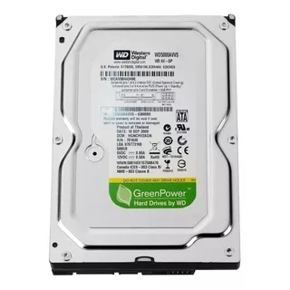 Disco Duro Interno Western Digital Wd Green Power Wd5000avvs 500gb Verde