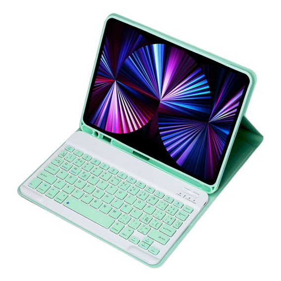 Funda Teclado Para iPad 9va Generación 10.2 Smart + Lapiz 