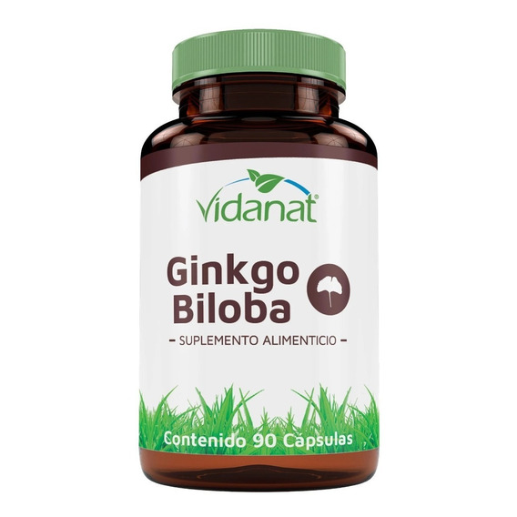 Suplemento En Cápsulas Vidanat Ginkgo Biloba En Frasco De 100g 90 Un