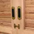 Puerta corredera veneciana Isabela Wt de madera de 6 hojas