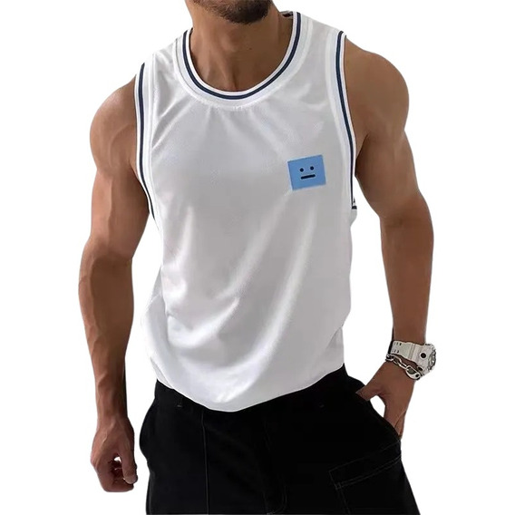 Playera Tank Top Deportiva De Moda Masculina Gym