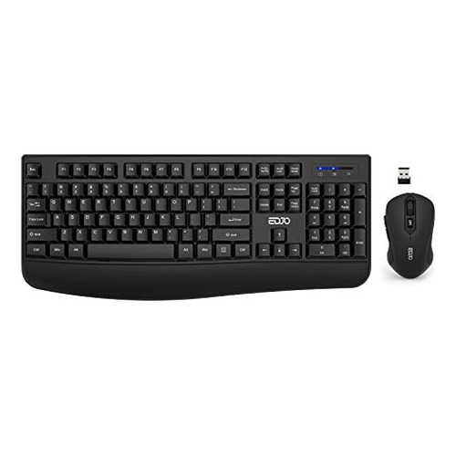 Combo De Teclado Y Mouse Inalambricos, Edjo 2.4g Teclado