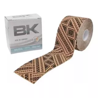 Bandagem Elástica Funcional Bk Tape Tattoo Preto Cor Tatoo