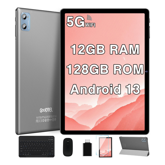 Tablet Goodtel 10.1  Android13 12gb+128gb Octacore Con Funda