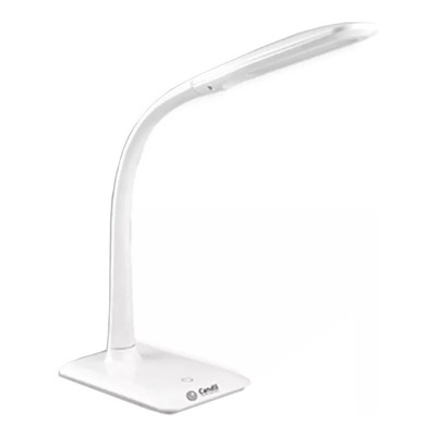 Lampara Escritorio Flip Blanco Led 7w Mesa Deco Dimerizable