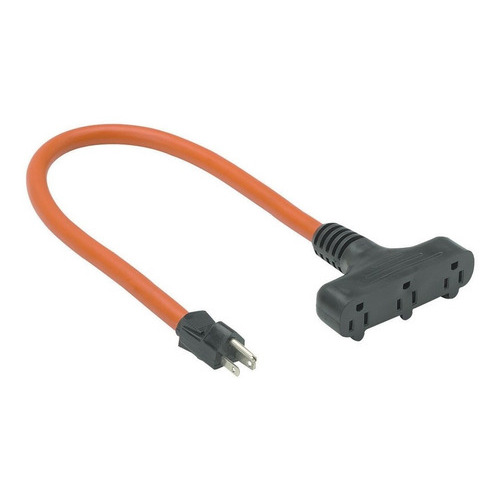 Cable De Extensión Calibre 12 De 60 Cm 3 Salidas Vanguard