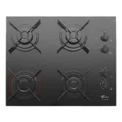 Fogão Cooktop Fischer 4Q Fit Line Gás Mesa Vidro 26342-57175 preto 127V/220V no Mercado Livre com oferta e cupom de desconto