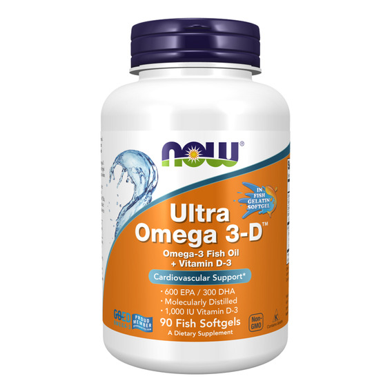 Ultra Omega 3-d 90 Caps - Now Foods