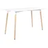 Juego De Comedor Mesa Eames + 4 Sillas Estocolmo Tu Idea Blanco