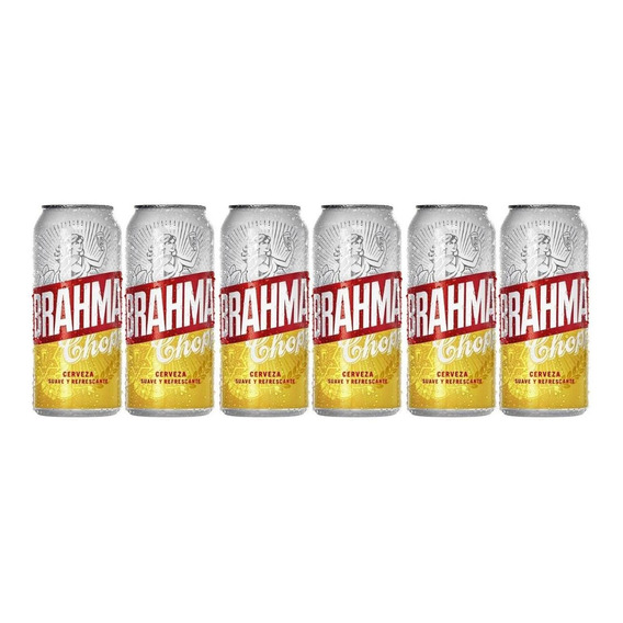 Cerveza Brahma Lata 473ml Pack X6 - Fullescabio Oferta