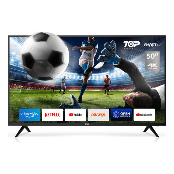 Smart TV portátil Top Digital KTC-50D1U LED Linux 4K 50" 220V