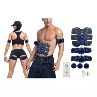 Electro Estimulador Muscular Abdomen Brazos Quemador Grasa 