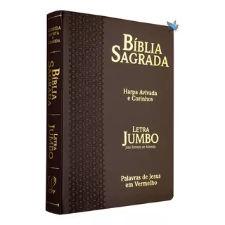 Bíblia Sagrada Letra Jumbo Almeida Corrigida Com Harpa Cristã