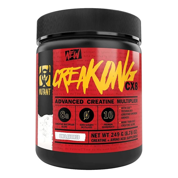 Creatina Mutant Creakong Cx8 249g 30 Servicios Sabor Sin sabor