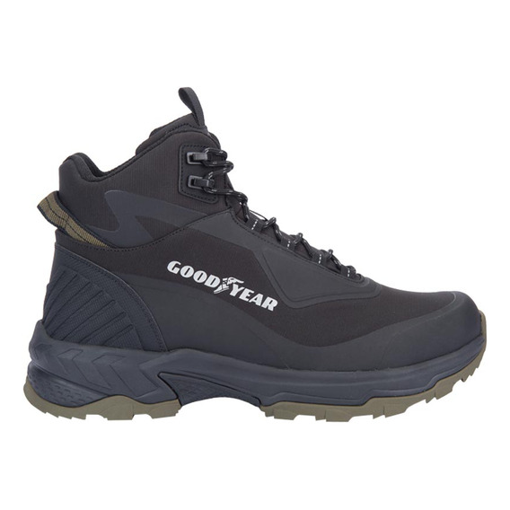 Bota Hiker Goodyear 343m Negro Con Olivo Para Hombre