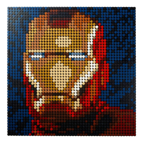 Set de construcción Lego Art Marvel Studios Iron Man 3167 piezas  en  caja