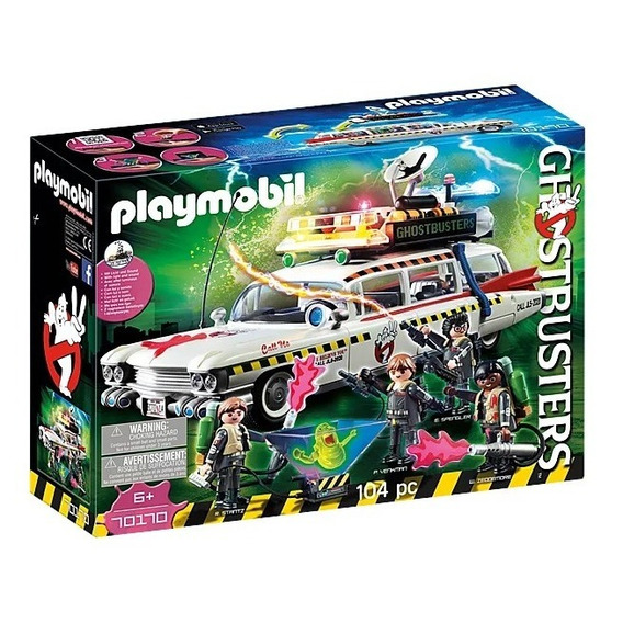 Figura Para Armar Ghostbusters Ecto-1a Playmobil 70170 Cantidad de piezas 103
