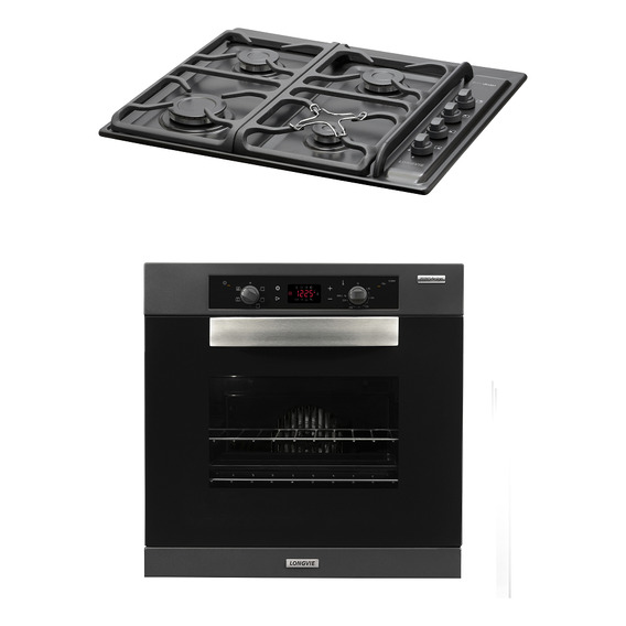 Combo68 Longvie Horno He6900g + Anafe A6600gf