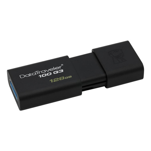 Memoria USB Kingston DataTraveler 100 G3 DT100G3 128GB 3.0 negro