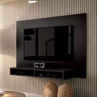 Painel Para Tv Até 42 Polegadas 1,20m Fox New Preto Casajd