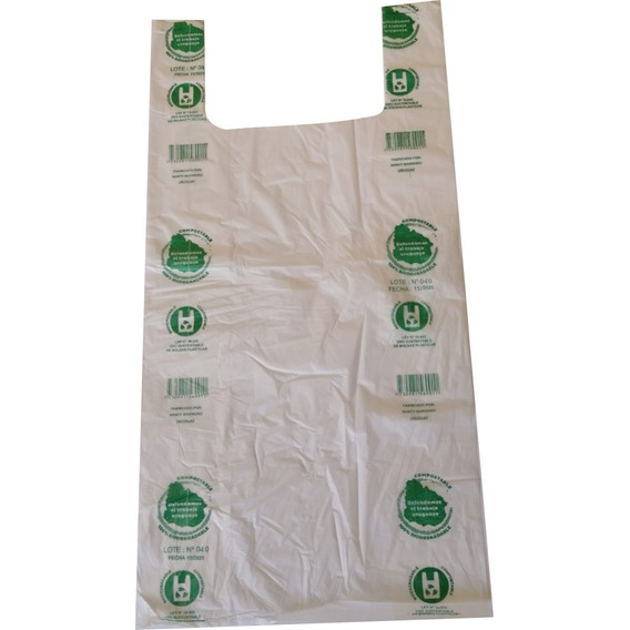 Bolsas Biodegradables - 100 Bolsas - 40 X 50 Cm