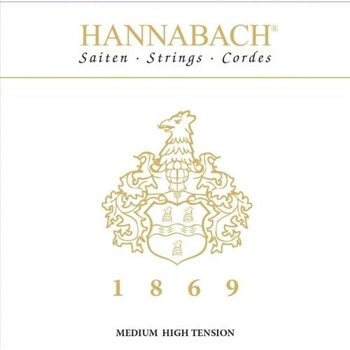 Set Hannabach 1869 Mht Carbon / Oro Cuerdas Guitarra Clásica