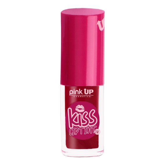 Pink Up, Kiss Lip Tint, Larga Duración, Color Intenso 