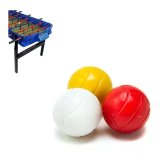 Pelota De Metegol X7 Unidades Pelotitas Plasticas 