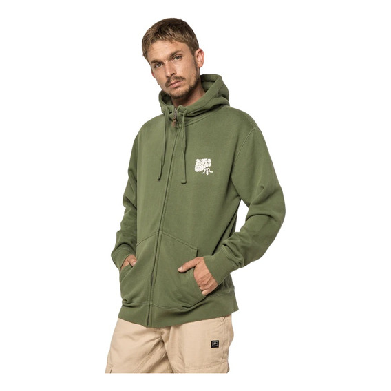 Polerón Kaya Unite Full Zip Classy Olive