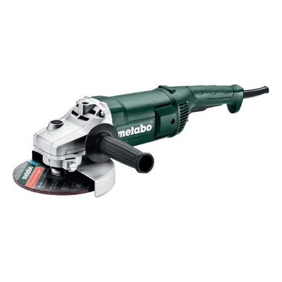 Amoladora Angular 2200w 180mm 7 Pulgadas Metabo W 2200-180 Color Verde oscuro