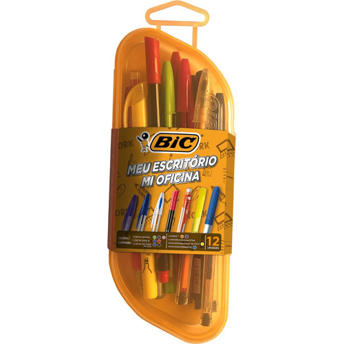 Kit Bic De Escritura Mi Oficina X12 Color De La Tinta Varios Colores