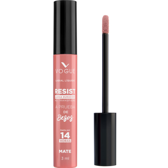 Labial Vogue Resist 3ml Acabado Mate Color Romantica