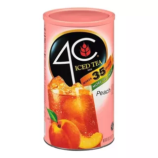Té Helado Durazno Importado Iced Tea 4c 2.34kg Rinde 33lts