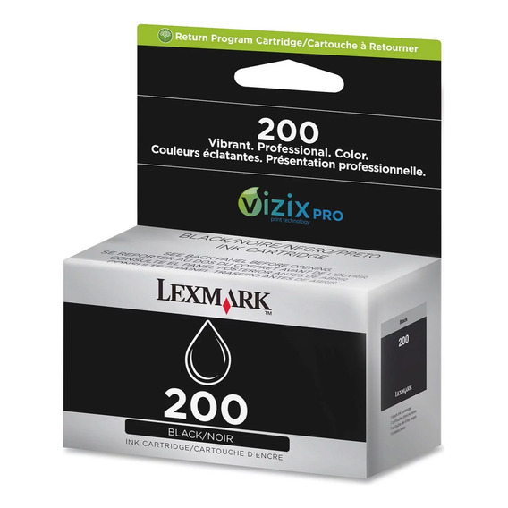 Cartucho Lexmark 200 Negro Orig 14l0173 P/pro 5500 4000